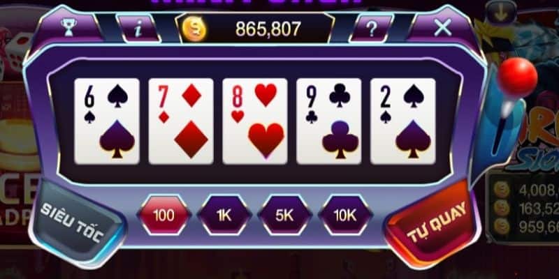 Các bước tham gia Mini Poker 